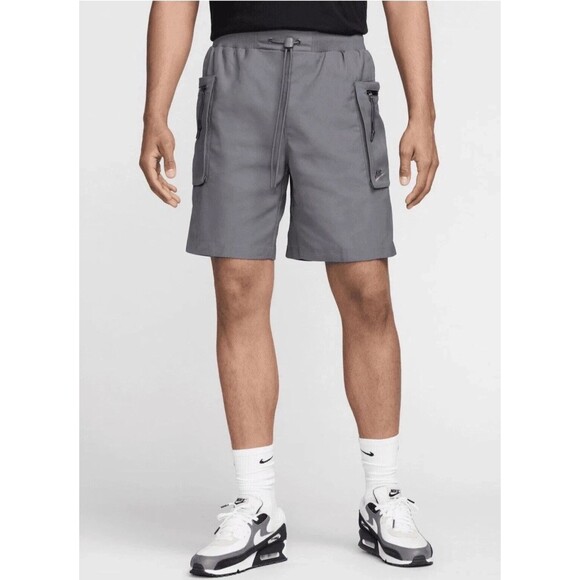 Nike Sportswear Tech Pack Shorts Woven Utility FB7528-068 Gray Mens Medium NEW - Picture 5 of 14